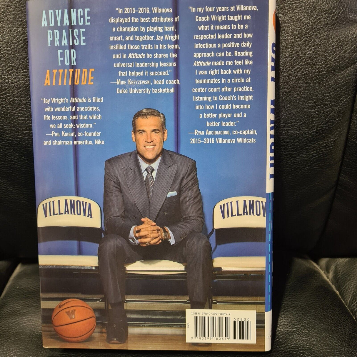 Attitude Develop a Winning Mindset by Jay Wright Brand New Hardback Book