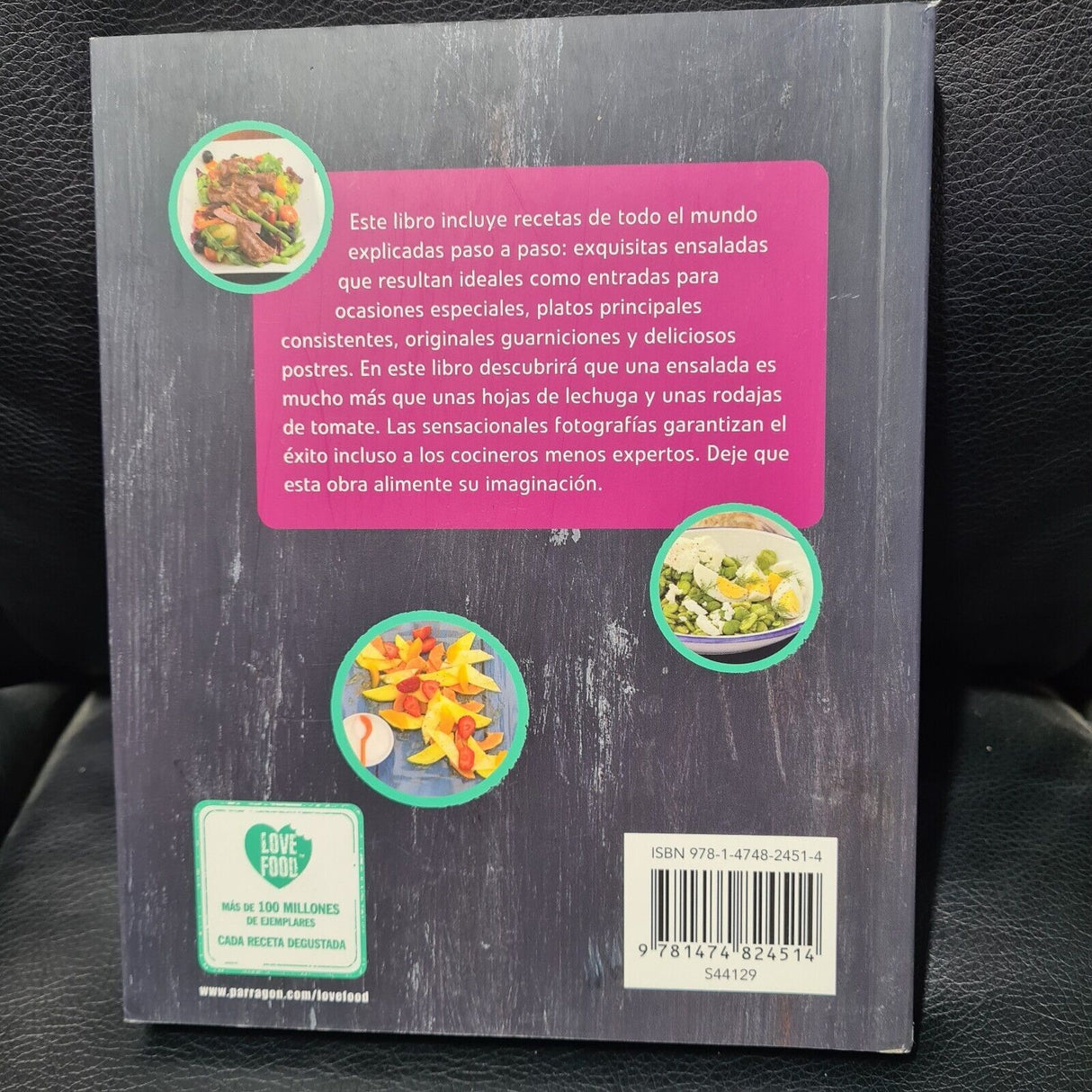Las 100 Ensaladas Mas Saludables In Spanish - Salad Recipes - Brand New Book