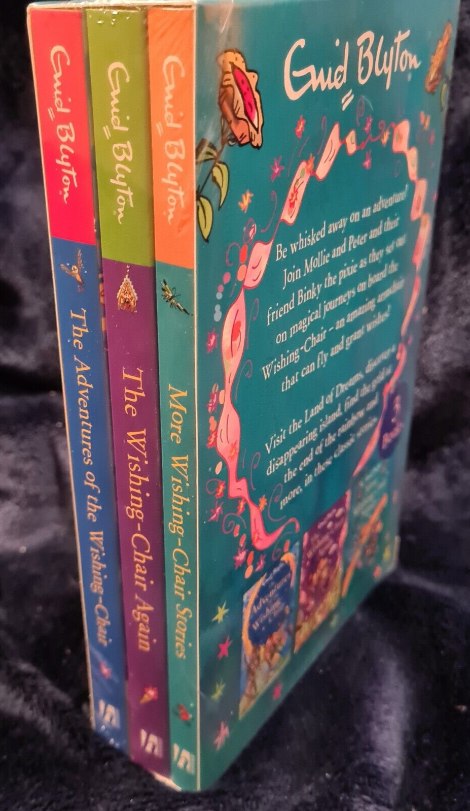 The Wishing Chair By Enid Blyton 3 Paperback Books Collection Box Set Brand New
