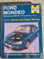 Haynes Ford Mondeo Petrol 1993 - Sept 2000 K to X  - New Sealed ( a bit dirty)