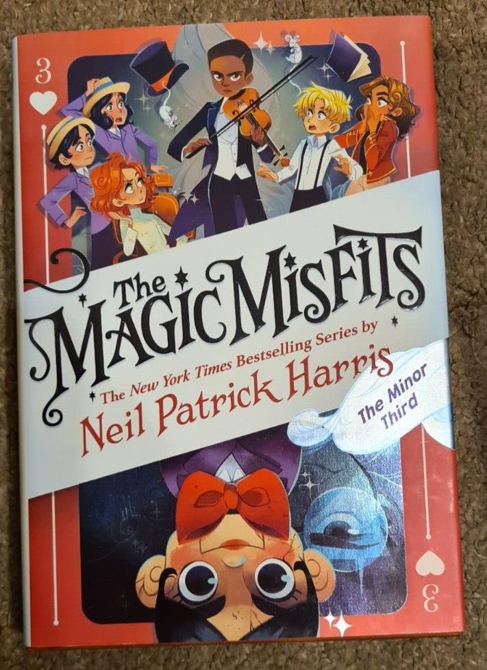 The Magic Misfits By Neil Patrick Harris, The Minor Third Hardback - Brand New