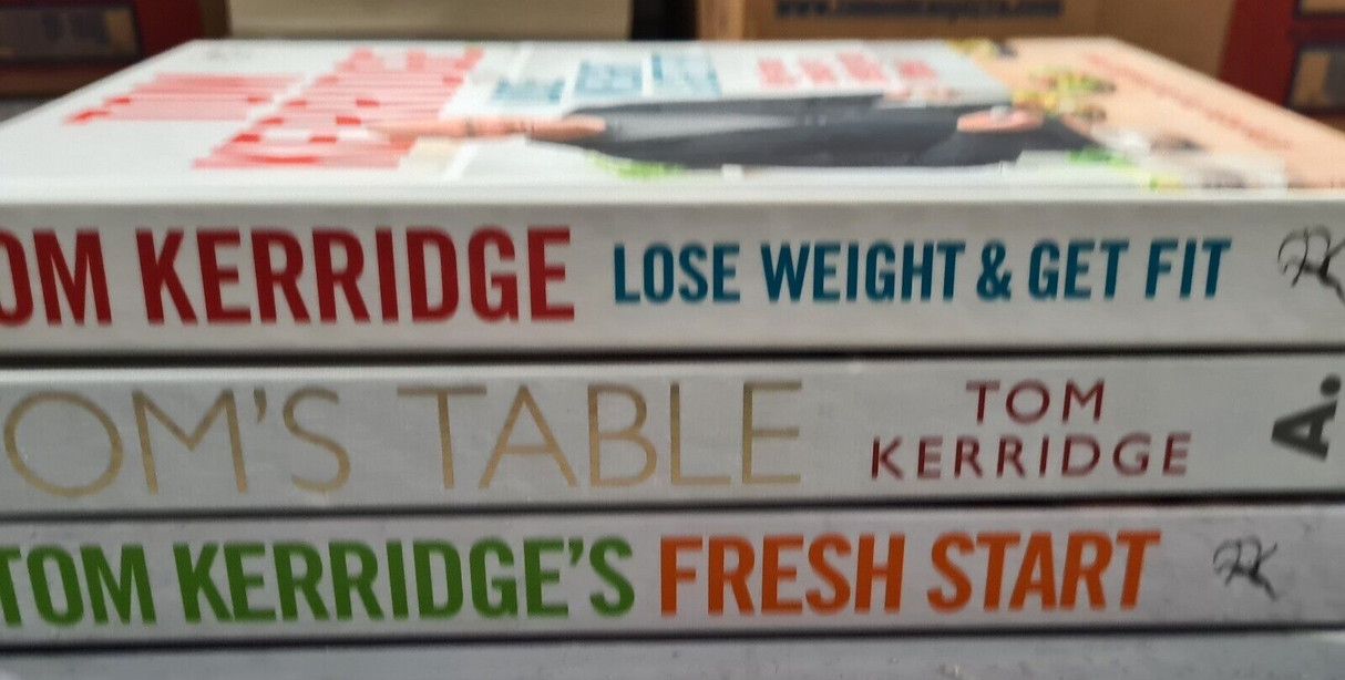 Tom Kerridge Cookbooks Bundle 3 Hardback Books -Lose Weight & Get Fit -Pre-Owned