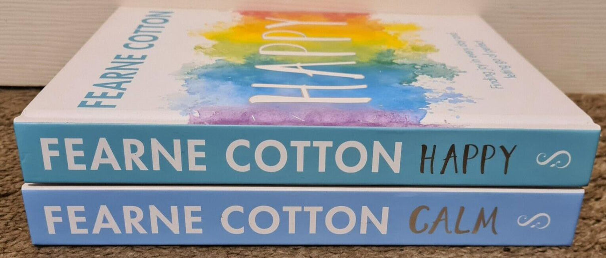 Fearne Cotton x 2 Hardback Books - Happy - Calm - Pre-Owned
