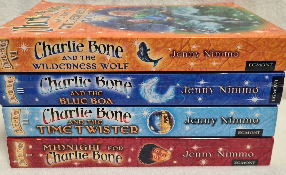 Charlie Bone 4 Book Bundle Inc The Time Twister by Jenny Nimmo Paperback