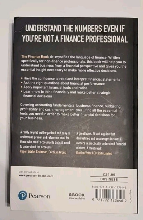 The Finance Book by Warner & Hussain FT Publishing Paperback - Pre-Owned 