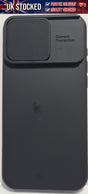 iPhone 16, Pro Max, Plus, Pro Silicone Phone Case With Slide Camera Protection