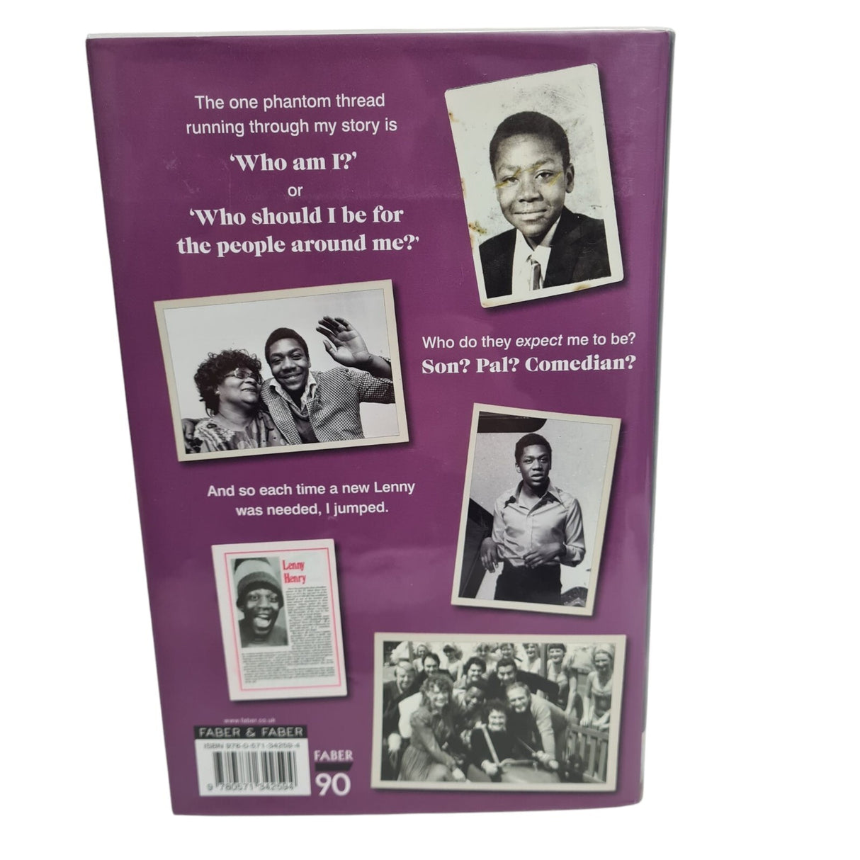 WHO AM I, AGAIN? by LENNY HENRY - signed by the author + Tour advert