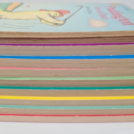 9 x Vintage Paddington Paperback Books By Michael Bond Publised by Young Lions