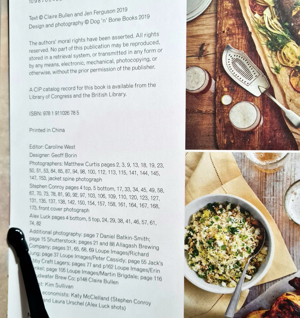 The Beer Lover's Table Seasonal Recipes and Modern Beer Pairings - Brand New
