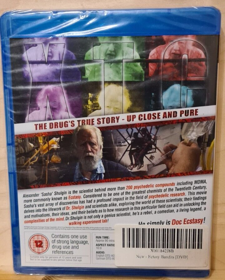 Ecstasy Bandits Blu-Ray Cert 12, The Drugs True Story Brand New Sealed