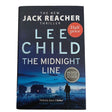 Lee Child The Midnight Line: (Jack Reacher 22) Signed, Bantam Blue Edges HB