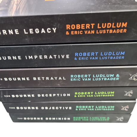 6 x Jason Bourne Paperback Books by Robert Ludlum Bundle