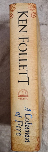A Column of Fire by Ken Follett - Large Hardback - 4cm Thick - Brand New