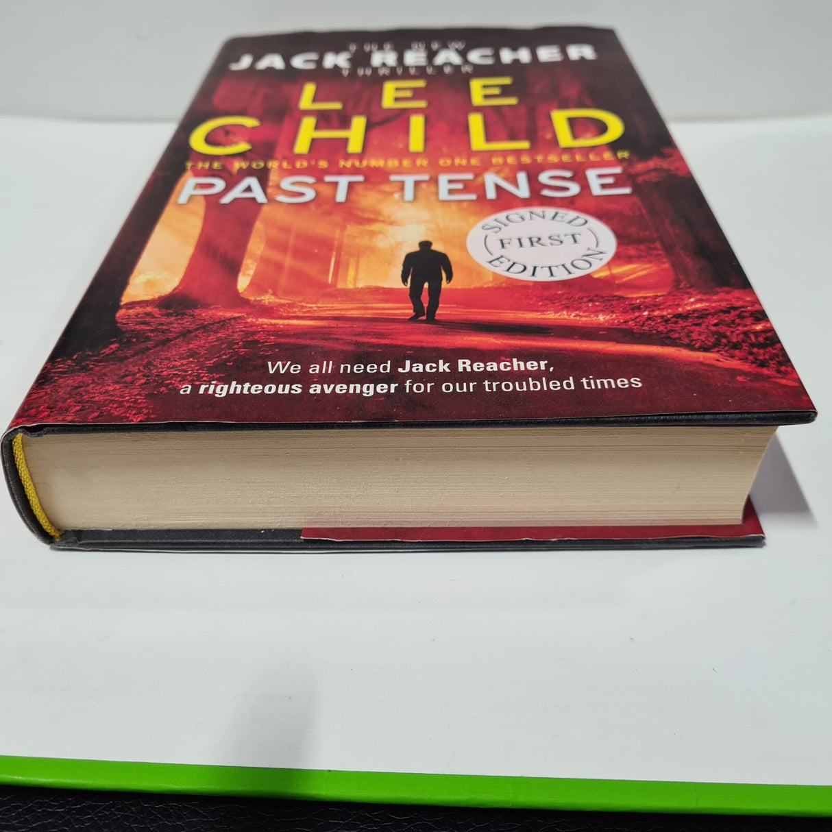 Past Tense By Lee Child - Jack Reacher- Signed - 1st/1st (2018 First Edition DJ)