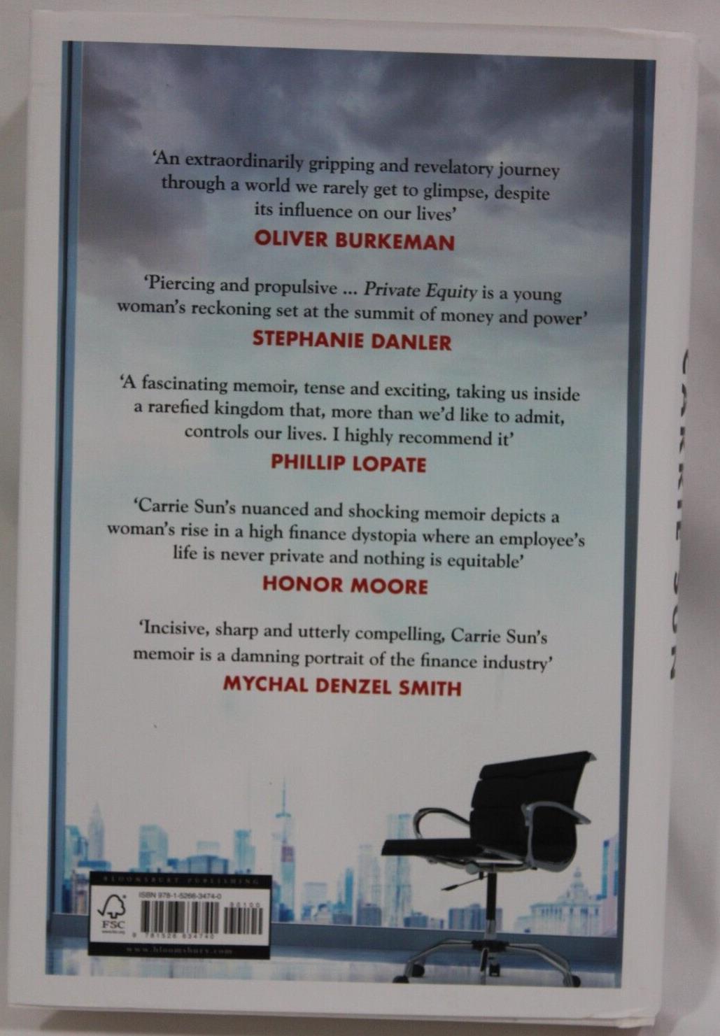 Private Equity by Carrie Sun A New Hardback Book