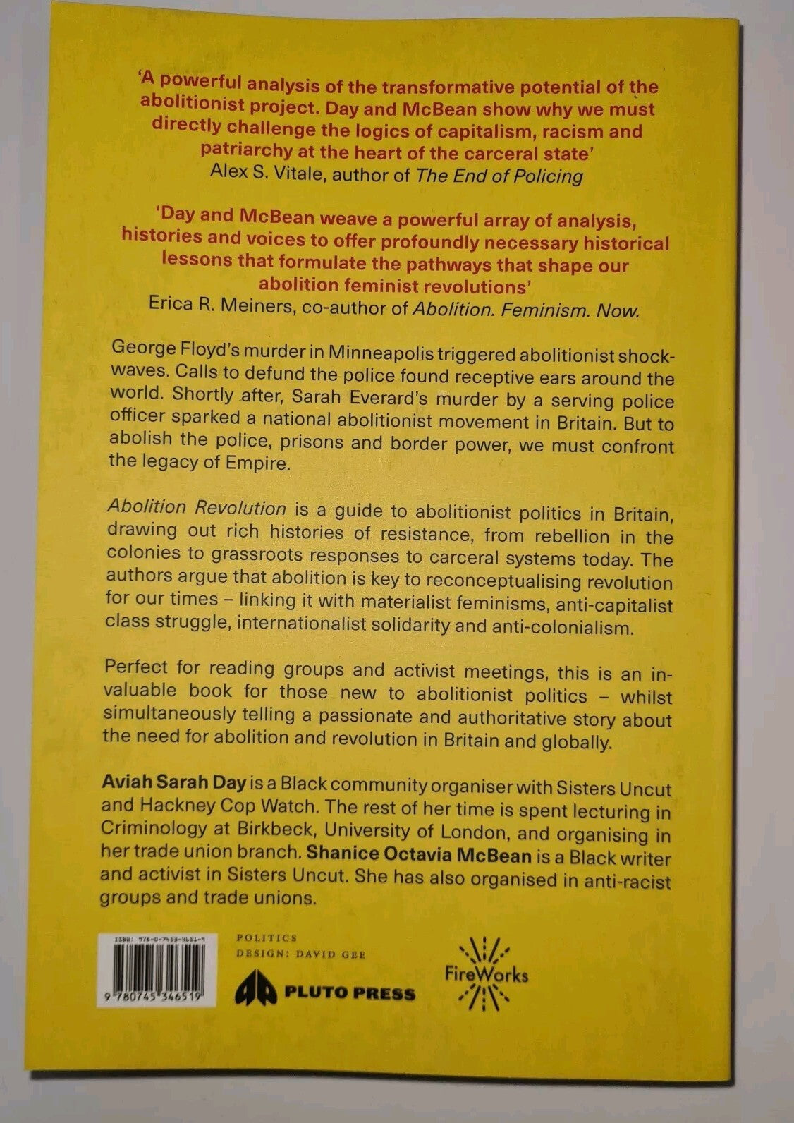 Abolition Revolution By Aviah Sarah  Day  Paperback - NEW
