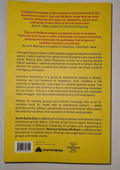 Abolition Revolution By Aviah Sarah  Day  Paperback - NEW
