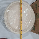Eco Soul Round Pulp Moulded Plates Pack 200 Beige 10" / 25cm - Ideal for Parties