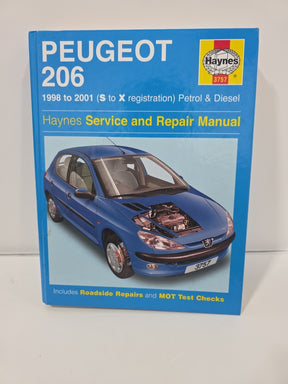 Haynes Peugeot 206 - 1998-2001 Petrol and Diesel Service and Repair Manual 3757