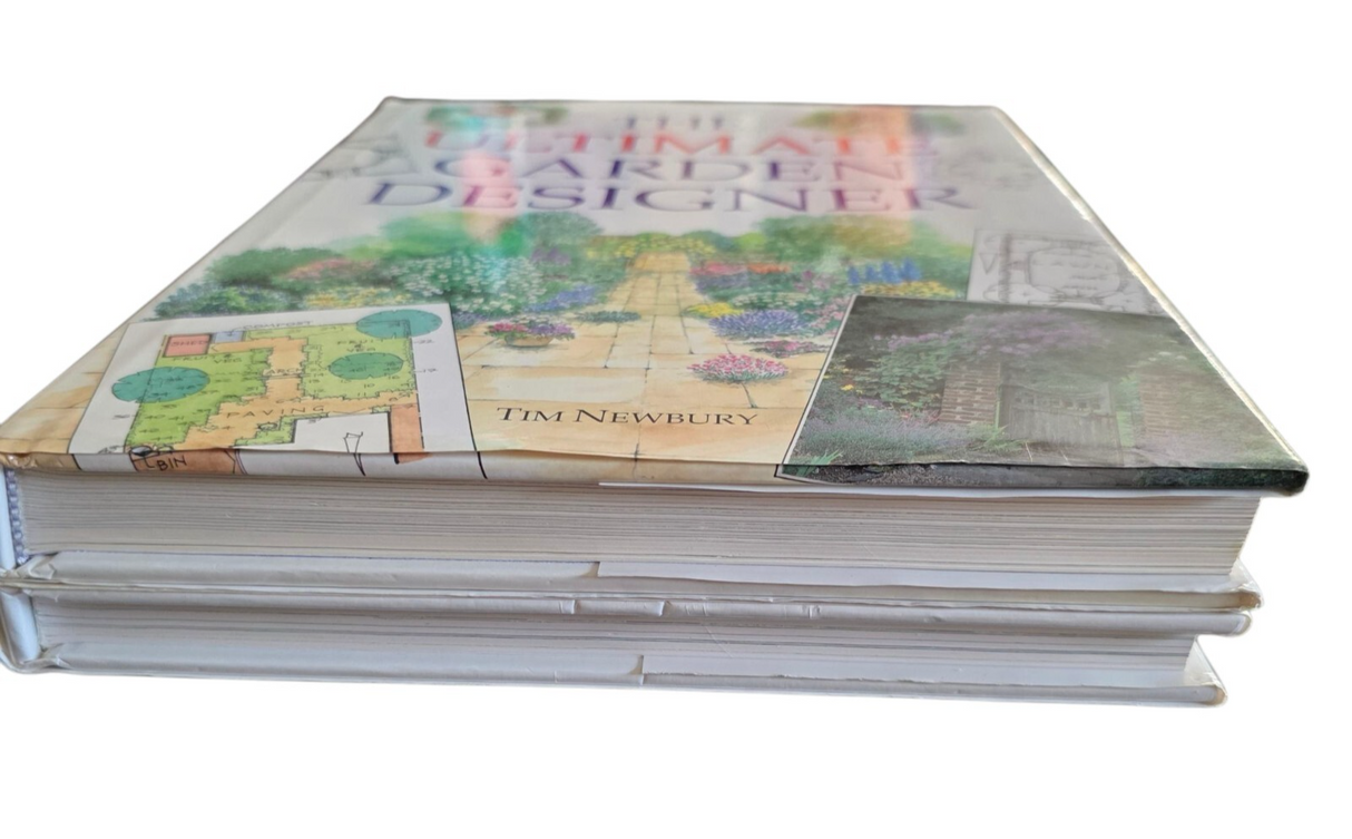 The Ultimate Garden Designer & Made Easy By Tim Newbury Hardback Bundle