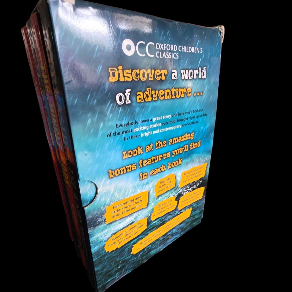 Oxford Children's Classics World of Adventure Box Set - Slipcase a bit Tatty