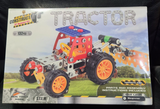 Construct It DIY Mechanical Kit Tractor 132 Pieces With Tools - New Sealed