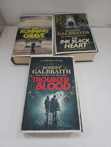 Robert Galbraith Hardback Book bundle X 3