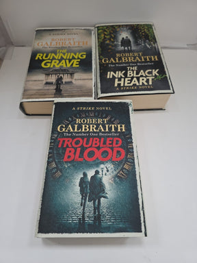 Robert Galbraith Hardback Book bundle X 3