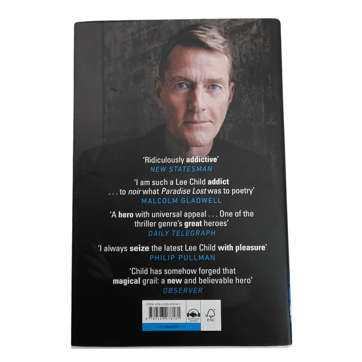 Lee Child The Midnight Line: (Jack Reacher 22) Signed, Bantam Blue Edges HB