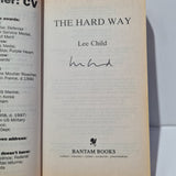 The Hard Way by Lee Child - Small Paperback - Signed - Pre-Owned