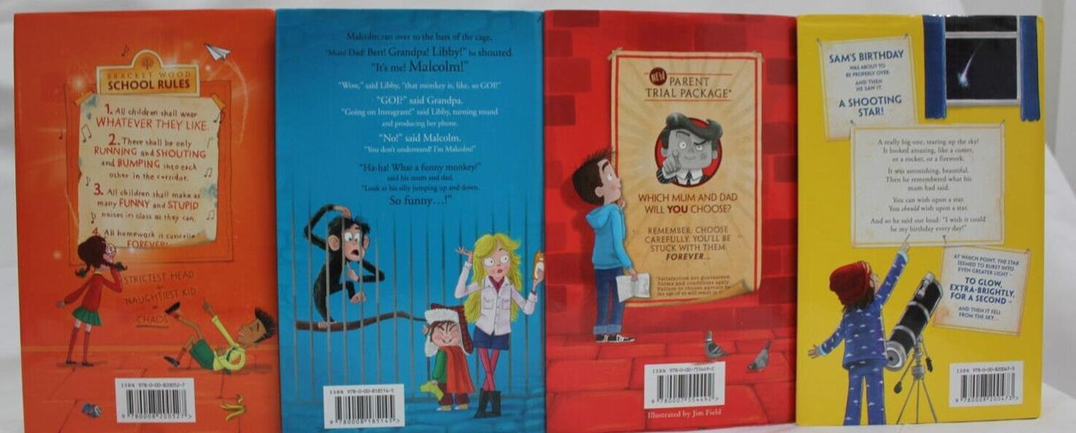 David Baddiel Hardback Book bundle X 4 Humour Illustrated - Pre-Owned
