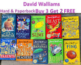 David Walliams Book Bundle  Build Own Hardback and Paperback - BUY 3 GET 2 FREE