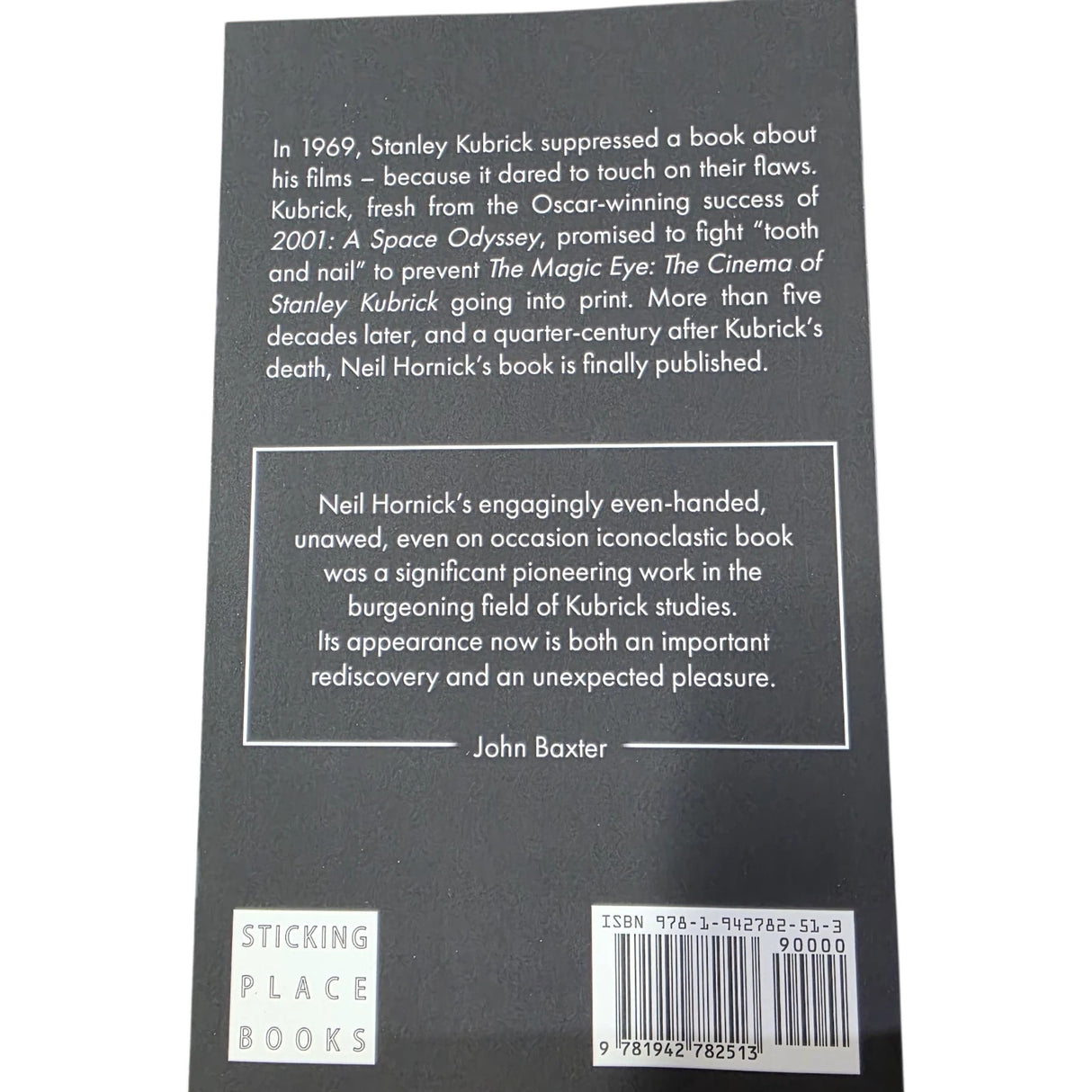 The Magic Eye - The Cinema of Stanley Kubrick By Neil Hornick - New Copy - PB