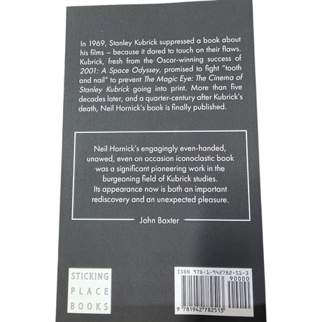 The Magic Eye - The Cinema of Stanley Kubrick By Neil Hornick - New Copy - PB
