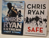 Chris Ryan 2 x Paperback Books Extreme Night Strike & Safe - Brand New