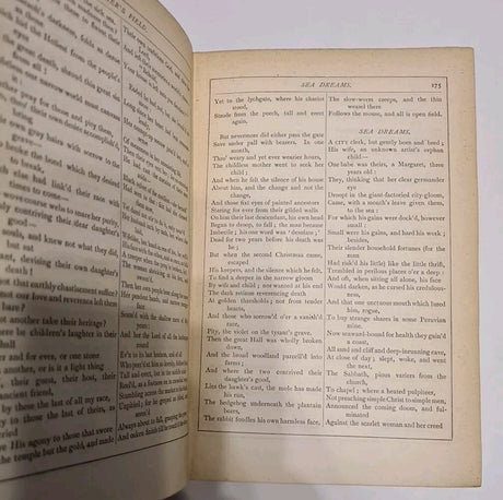 Tennyson's Works 1882 Kegan Paul Trench Antiquarian Hardback Poetry - Poor Cond