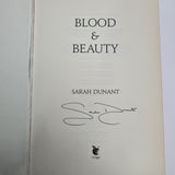 Blood & Beauty Signed By Sarah Dunant - Hardback Sprayed Edges - Pre-Owned