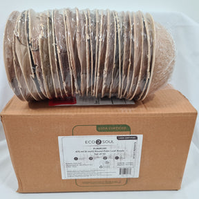 50 x ECO SOUL 6 Inch 16oz / 475ml Round Palm Leaf Bowls - Ideal for Parties