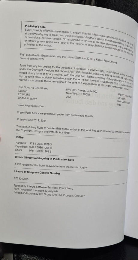 A Practical Guide to Logistics - 2nd Print 2024 - NEW- Jerry Rudd -Slight Damage