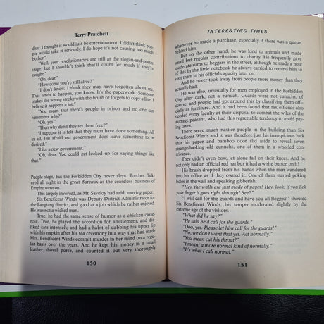 Terry Pratchett Interesting Times Hardback - 1994 - Pre-Owned
