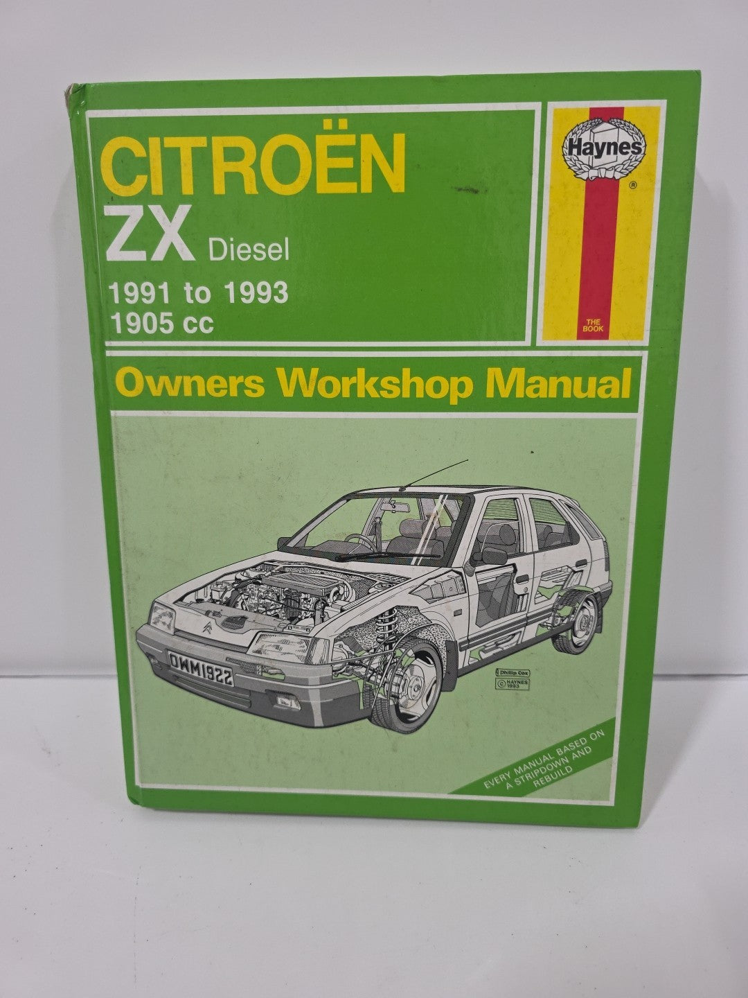 Citroën ZX 91 To 93 Diesel Haynes Service and Repair Manual Book