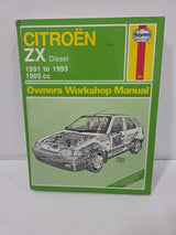 Citroën ZX 91 To 93 Diesel Haynes Service and Repair Manual Book