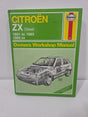 Citroën ZX 91 To 93 Diesel Haynes Service and Repair Manual Book