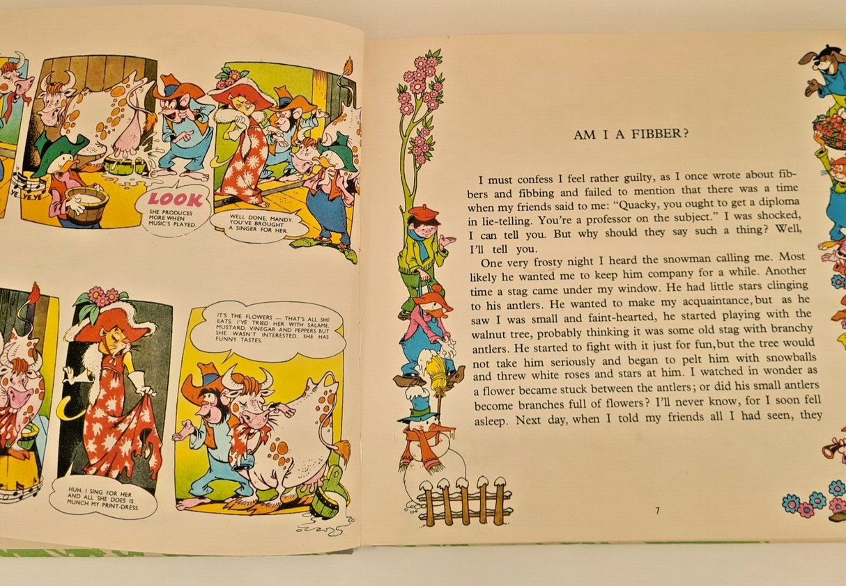 The Adventures Of Quacky And His Friends Vintage Childrens Book (1978) Pre-Owned
