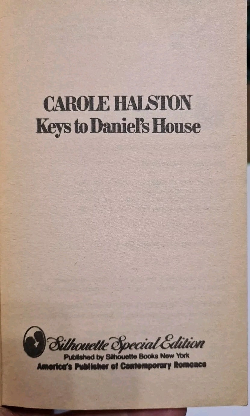 Keys to Daniel's House Paperback Carole Halston - Pre-Owned 