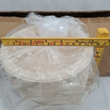 Eco Soul Round Pulp Moulded Bowls Pack 200 Beige 12oz / 350ml -Ideal for Parties