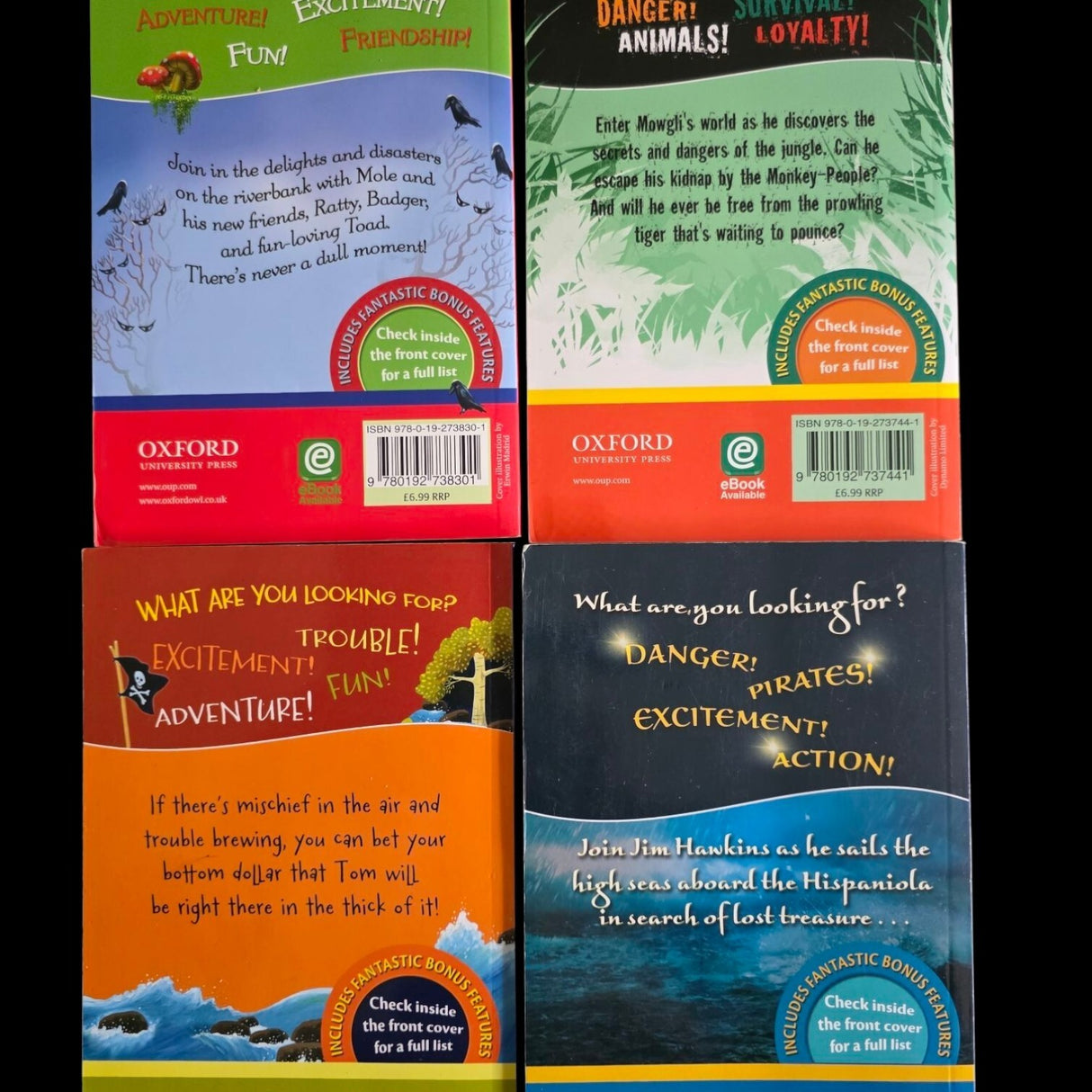Oxford Children's Classics World of Adventure Box Set - Slipcase a bit Tatty