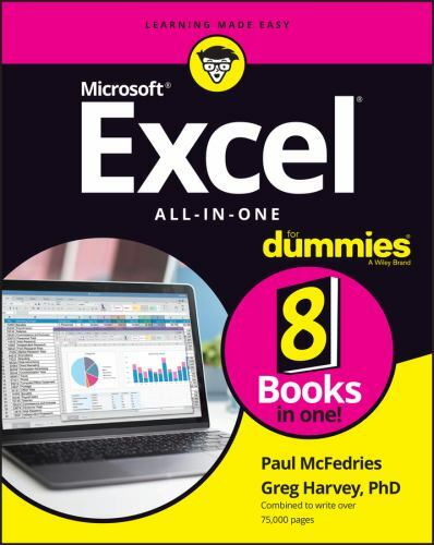 Excel All-in-One For Dummies by Greg Harvey (English) Paperback Book - New