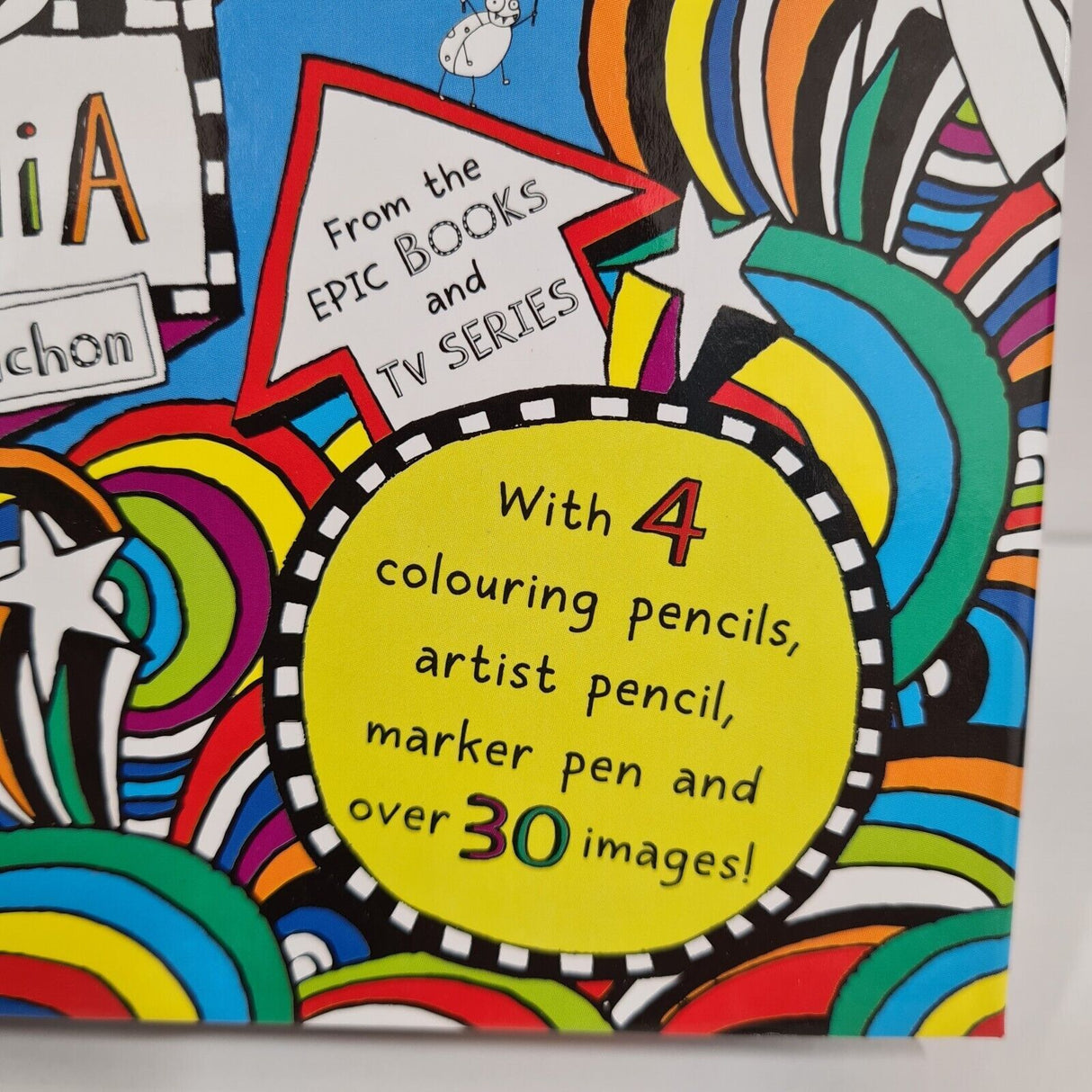 Tom Gates Colourmania Coluring Kit Pictures To Colour and Doodles To Create NEW