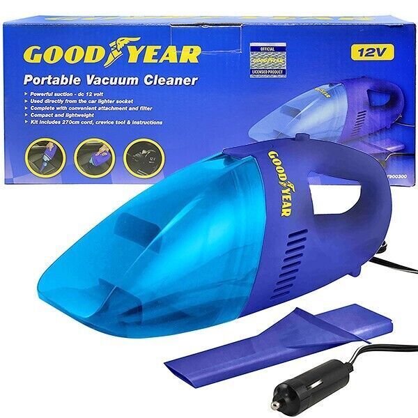 Goodyear 12V Corded Portable Vacuum Cleaner